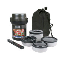 Набор для ланча Zojirushi SL-JAF14HG 1.23л темно-серый